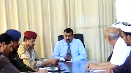 اجتماع محافظ مأرب واللجنة الأمنية والقضائية أمس